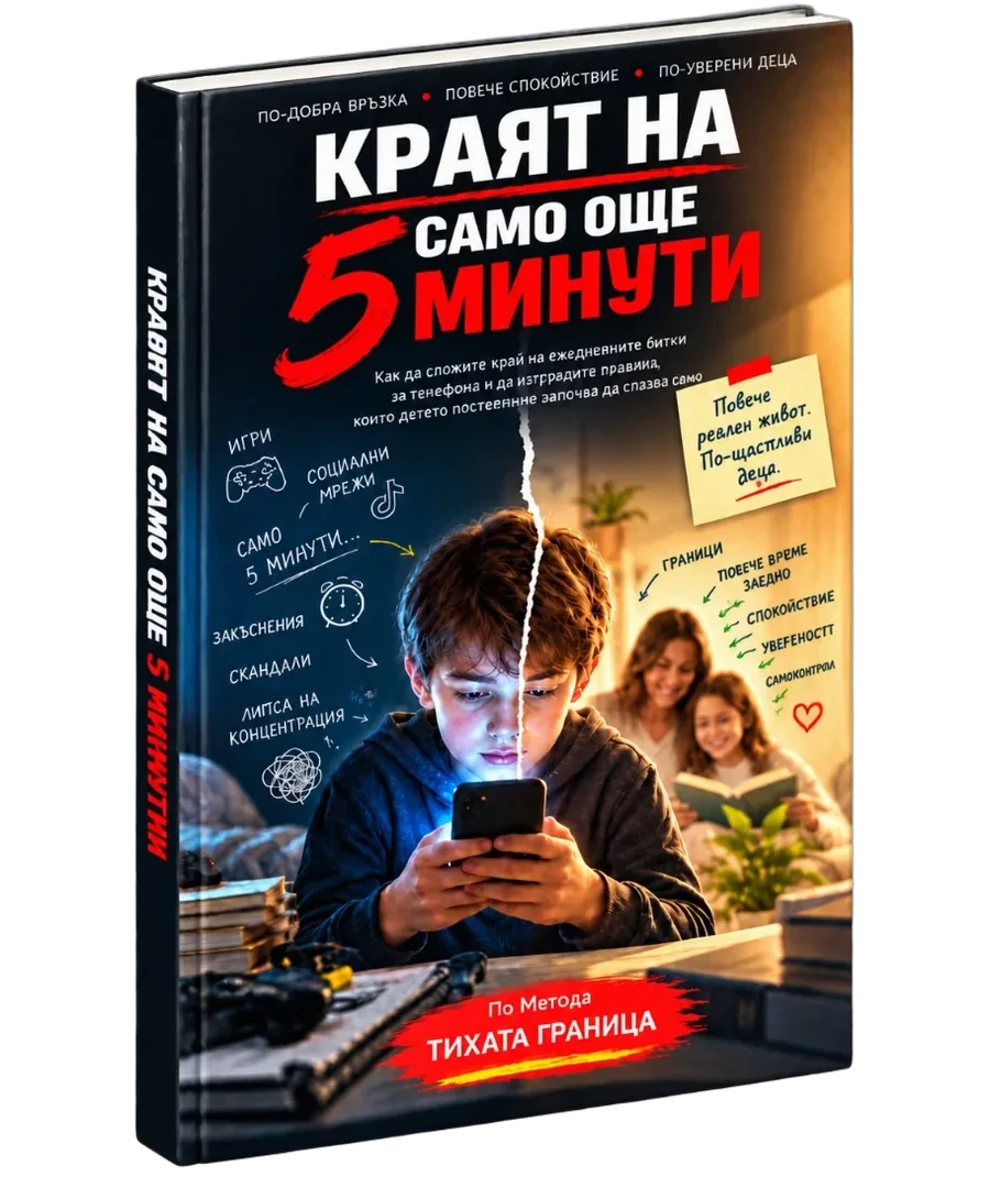 Книга „Краят на само още 5 минути“ по метода „Тихата Граница“